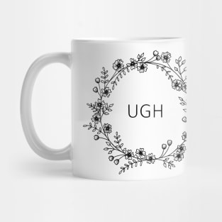 Ugh Floral Wreath Mug